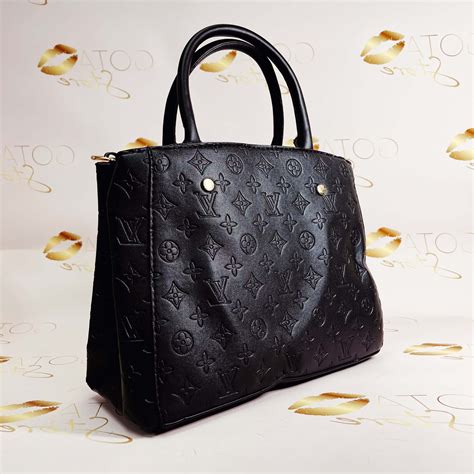 lv black embossed